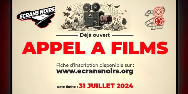 ECRANS NOIRS 2024 - APPEL A FILMS